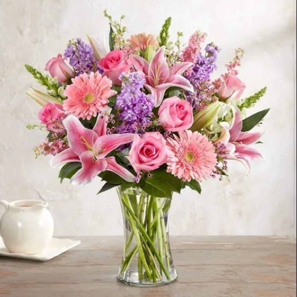 Simple Glass Clear Flower Vase